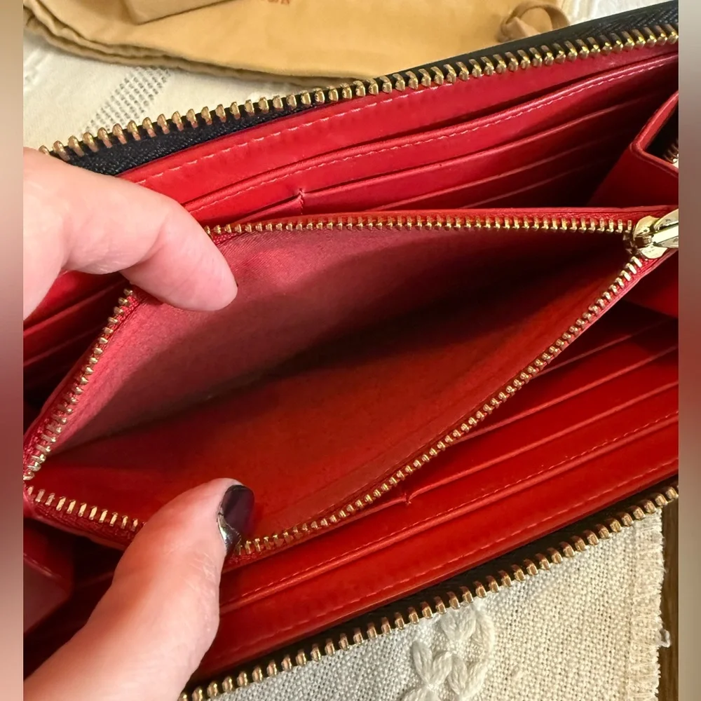 Christian Louboutin Panettone Wallet w/ Studs & Faux Pearls